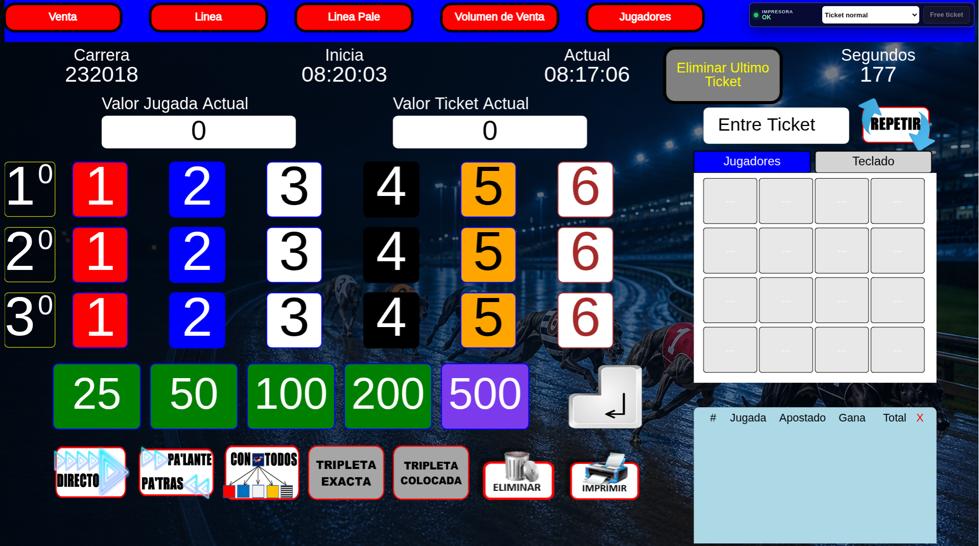 DOGS6 · Terminal de venta