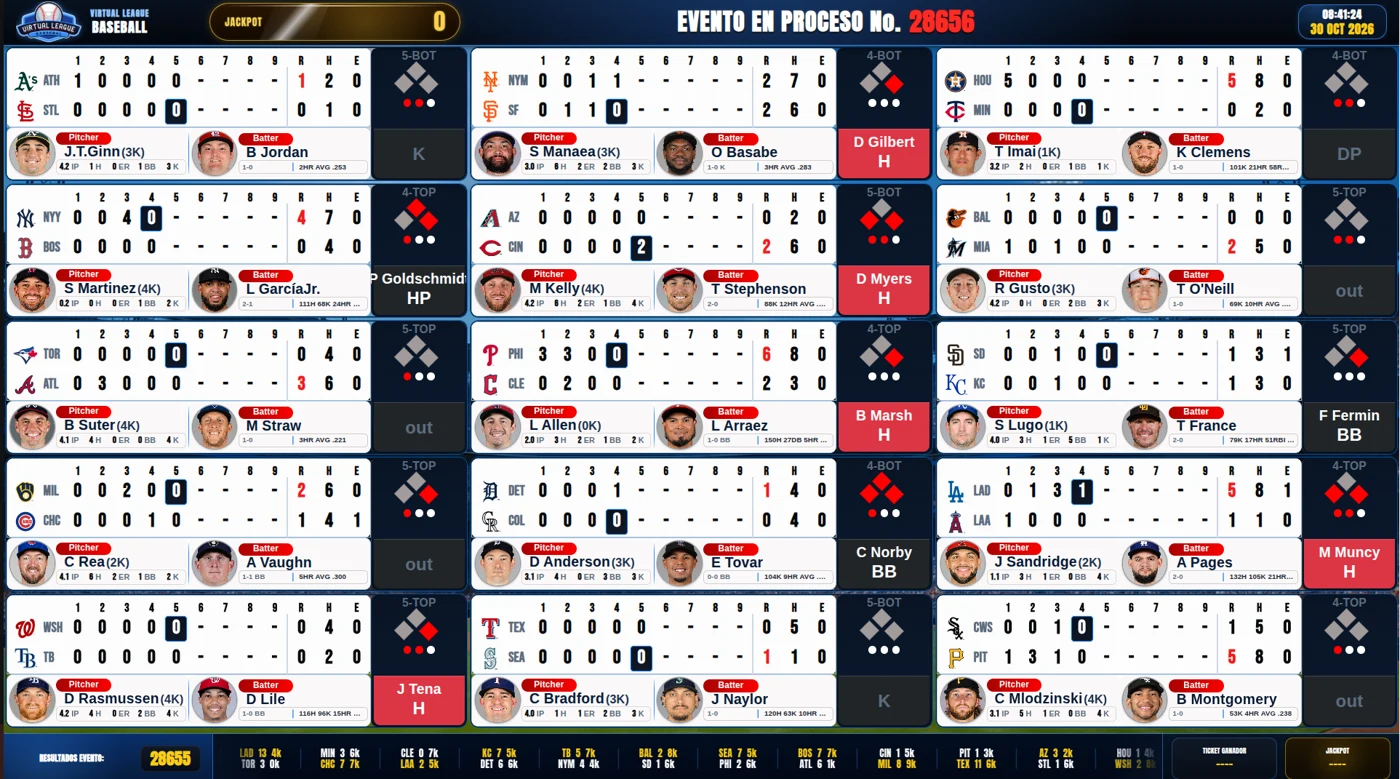 Pantalla de juego de VLB